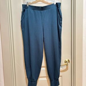 UNIVERSAL STANDARD Jogger Pants M 18-20  Hathaway Jersey Deep Sea Plus C…